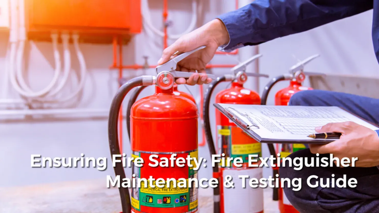 Fire Extinguishers: Types, Maintenance, and Testing Guide for Fire Safety